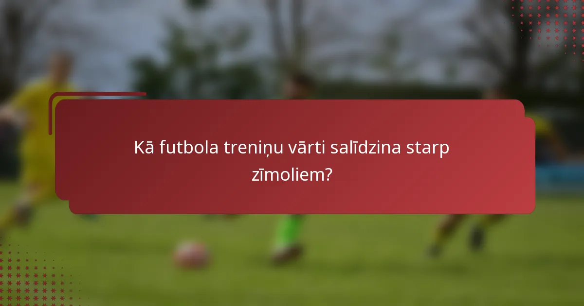 Kā futbola treniņu vārti salīdzina starp zīmoliem?